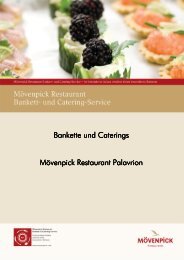 Bankette & Catering (PDF) - Mövenpick Restaurants