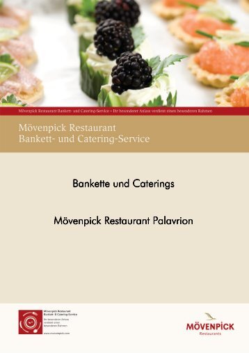 Bankette & Catering (PDF) - Mövenpick Restaurants
