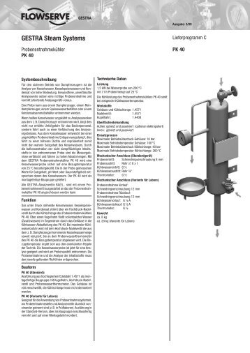 GESTRA Steam Systems - arsan.pl