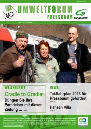 Zeitung 75 - April 2012 - Umweltforum Pressbaum