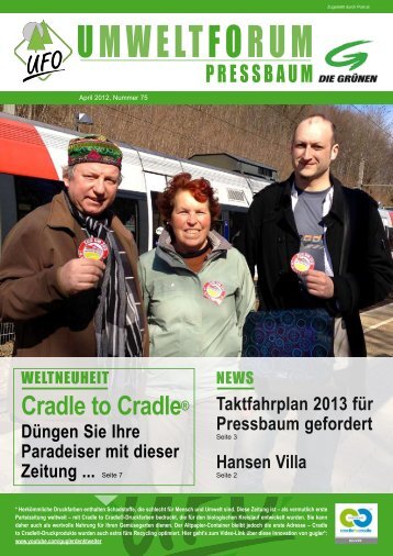 Zeitung 75 - April 2012 - Umweltforum Pressbaum