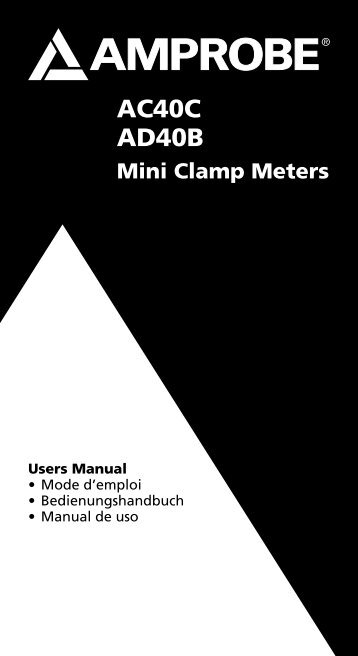AC40C AD40B - Amprobe
