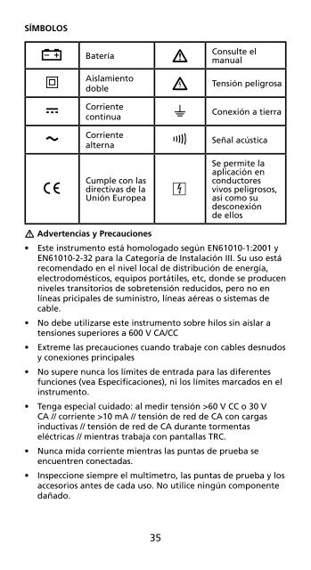 AC40C AD40B - Amprobe