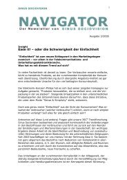 Ease it! – oder die Schwierigkeit der Einfachheit - Sinus Institut