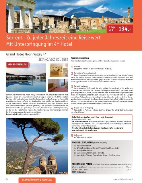 KEIn EZ-ZUSCHLAg - Michelangelo International Travel