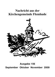 Herbst 2009 - Kirchengemeinde Flemhude
