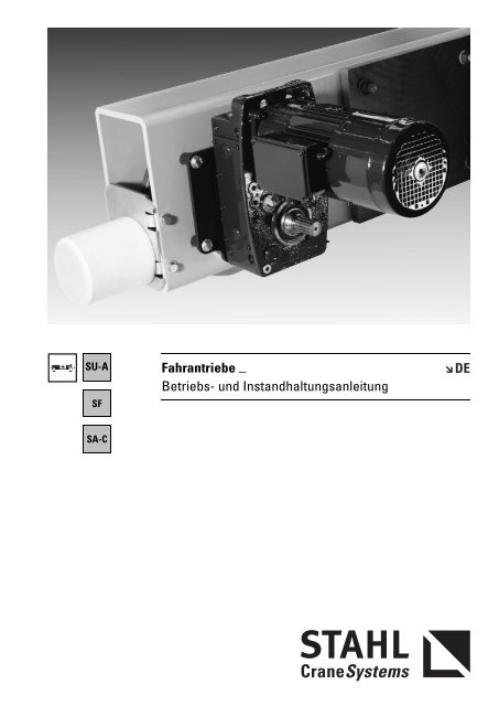 Fahrantriebe _ Betriebs- und Instandhaltungsanleitung