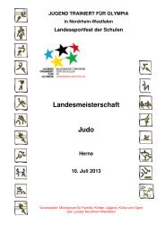 Ausschreibung - Nordrhein-Westfälischer Judo-Verband e.V.