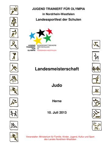 Ausschreibung - Nordrhein-Westfälischer Judo-Verband e.V.