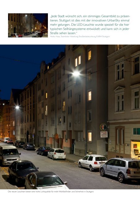 Projektbericht Straßenbeleuchtung - Philips Lighting