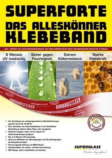 SUPERFORTE - Das Alleskönner Klebeband