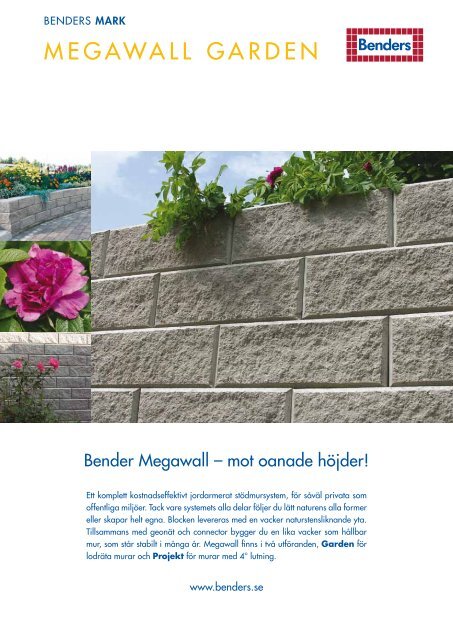 Monteringsanvisning Megawall Garden [PDF] - Benders