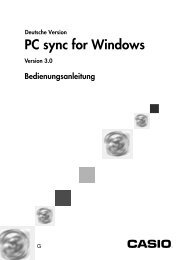 PC sync fuer Windows 3.0 - CASIO