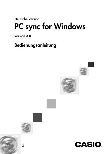PC sync fuer Windows 3.0 - CASIO
