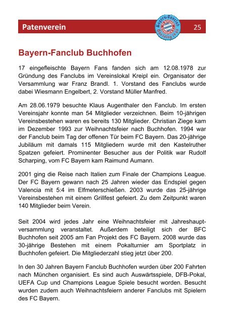 Festschrift in neuem Fenster öffnen - 66 MB - Bayern Fanclub ...