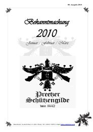 Gildezeitung - 3. Ausgabe 2009/2010 - Preetzer Schützengilde von ...