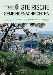 land & gemeinden - Steiermärkischer Gemeindebund - Land ...