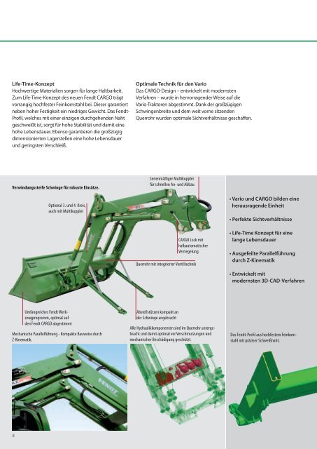 Prospekt Fendt Cargo - Brack Landmaschinen AG