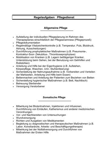 finden Sie das Aufgabenprofil Pflege zum Herunterladen als PDF ...