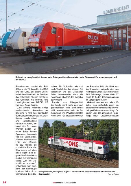 Kombinierter Güterverkehr - OHE
