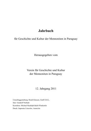 Das komplette Jahrbuch 2011 öffnen/runterladen - Verein für ...