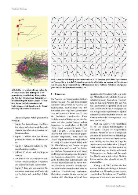 Ein flexibles System für die explorative visuelle Sequenz-Analyse