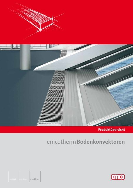 Produktübersicht Konvektoren - emco klima