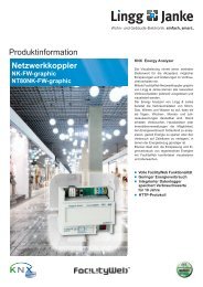 Produktinformation Netzwerkkoppler - Lingg & Janke