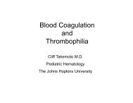 Blood Coagulation and Thrombophilia