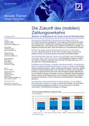 Die Zukunft des (mobilen) Zahlungsverkehrs - Deutsche Bank ...