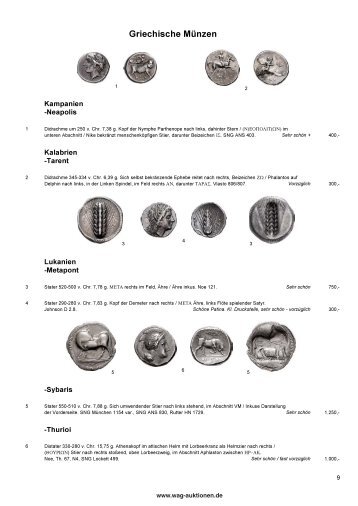 Griechische Münzen - grafficserver.de