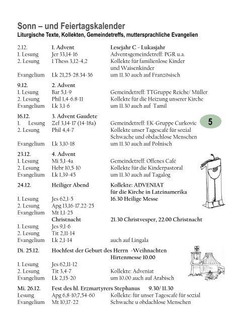 Dezember - Sankt Dominicus -- Berlin Gropiusstadt