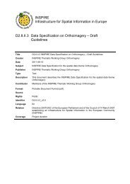 Data Specification on Orthoimagery – Draft ... - INSPIRE - Europa