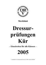 Merkblatt_Dressurprüfungen-Kür - Freizeitreiter Rheinland