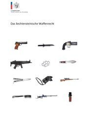 Broschüre Waffenrecht_2012-09-05 - Landespolizei Liechtenstein