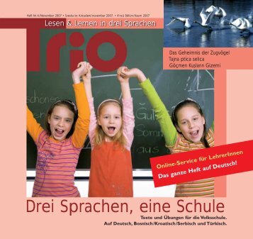Trio 4 auf Deutsch - Schule mehrsprachig