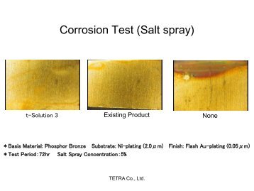 Corrosion Test (Salt spray)