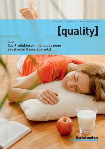 [quality] / PDF - FJ Aschwanden AG