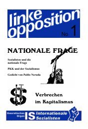 Linke Opposition Nr. 1 - Internationale Sozialisten