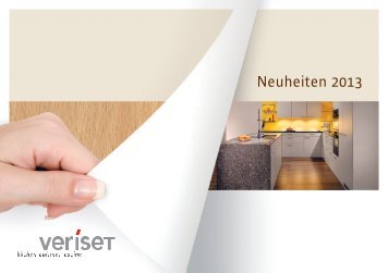 Neuheiten 2013 - Veriset Küchen AG