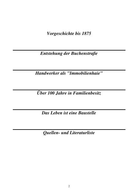 Hausbuch - Historische Recherchen Bremen