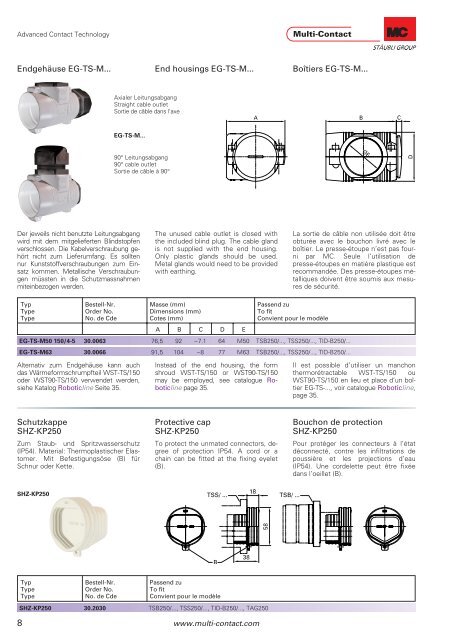 Primärkreissteckverbinder¦Primary circuit connectors ... - Multi-Contact