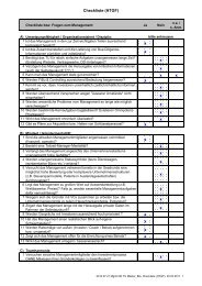 Checkliste (HTGF) - High-Tech Gründerfonds