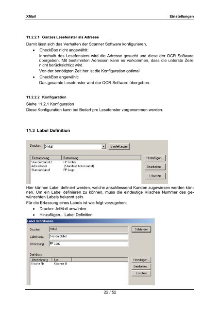 Handbuch XMail - CodX Software GmbH