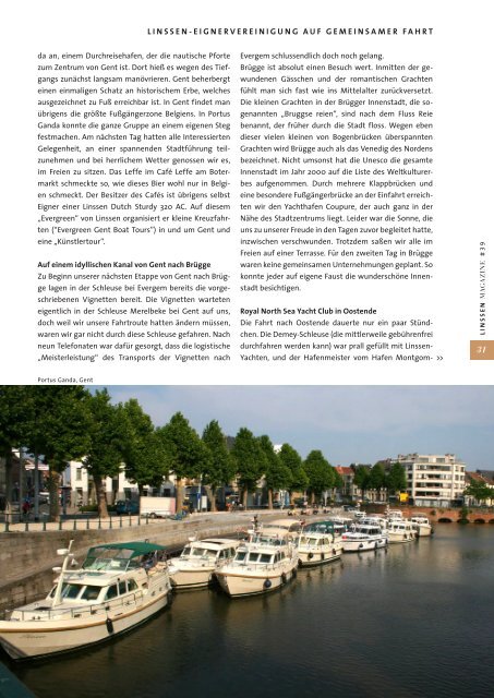 BOATING & LIFESTYLE MAGAZINE FROM LINSSEN YACHTS