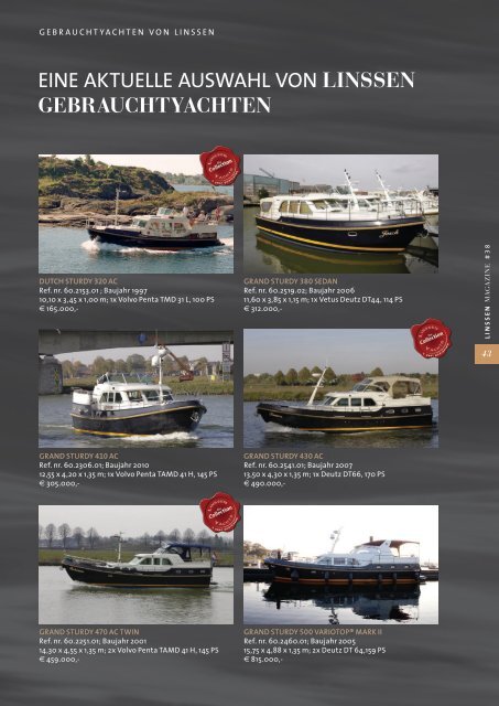 BOATING & LIFESTYLE MAGAZINE FROM LINSSEN YACHTS