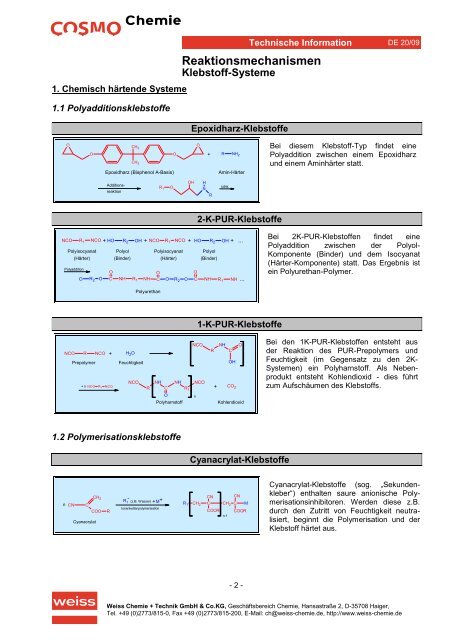 Download - Weiss Chemie und Technik GmbH &amp; Co. KG