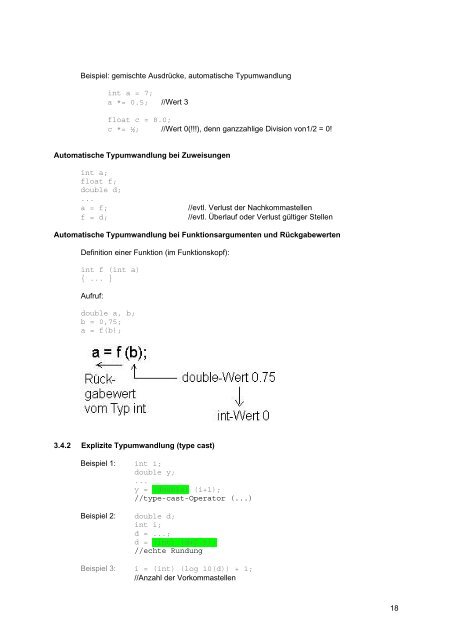 Skript Programmierung C/C++