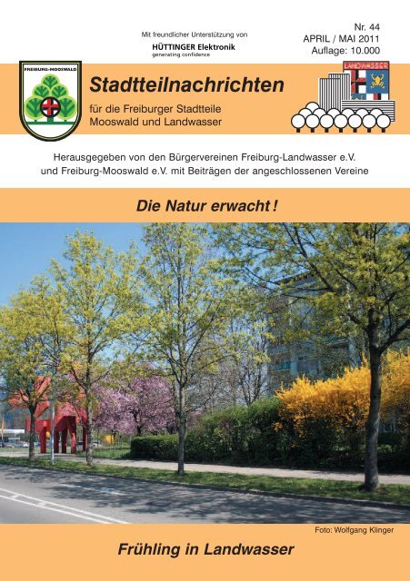 Stadtteilnachrichten Heft 44 - Bürgerverein Freiburg Mooswald ev