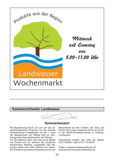 Stadtteilnachrichten Heft 44 - Bürgerverein Freiburg Mooswald ev